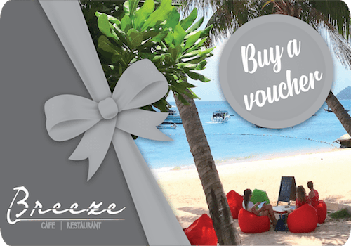 breezekohtao.com 1500 baht gift vouchers on sale