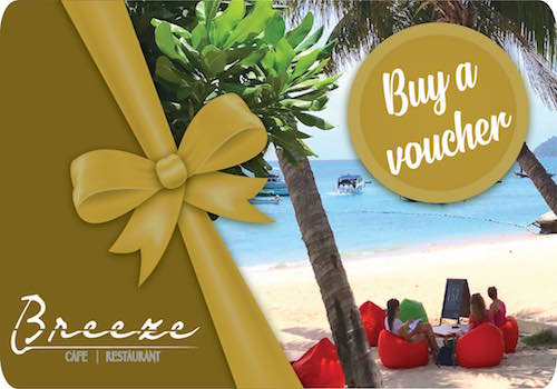 breezekohtao.com 2000 baht gift vouchers sale